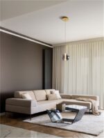 Pendul Nova Luce Navi, led 8W, sticla fume, cod 9186951 - imagine 9