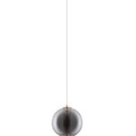 Pendul Nova Luce Navi, led 8W, sticla fume, cod 9186951