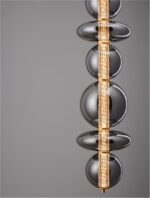 Suspensie Nova Luce Navi, led 27W, sticla fume, cod 9186953 - imagine 5