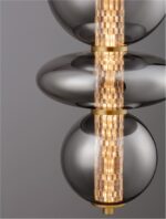 Suspensie Nova Luce Navi, led 27W, sticla fume, cod 9186953 - imagine 4