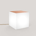 Masuta de cafea cu iluminare si blat de lemn Bora New Garden - imagine 2