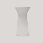 Masuta rotunda cu iluminare Capri White Color 110 New Garden - imagine 6