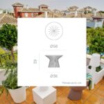 Masuta rotunda cu iluminare Capri Solar 40 New Garden - imagine 6
