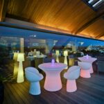 Masuta rotunda cu iluminare Capri Solar 75 New Garden - imagine 2