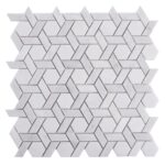 Mozaic Dunin Manorial Carrara White Armor, 30x29 cm