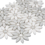 Mozaic Dunin Manorial Carrara White Bloom, 31,5x28,5 cm - imagine 4