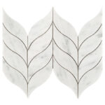 Mozaic Dunin Manorial Carrara White Calamus, 29,5x20 cm