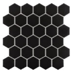 Mozaic Dunin Hexagon Black 51 Matt, 28×27,1 cm