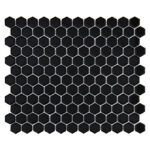 Mozaic Dunin Mini Hexagon Black, 26x30 cm