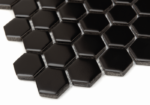 Mozaic Dunin Mini Hexagon Black Matt, 26x30 cm - imagine 3