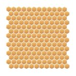 Mozaic Dunin Mini Hexagon Gold Matt, 26×30 cm