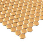 Mozaic Dunin Mini Hexagon Gold Matt, 26×30 cm - imagine 2