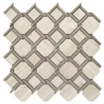 Mozaic Dunin Manorial Woodstone Grey Nodum, 28x28 cm