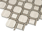 Mozaic Dunin Manorial Woodstone Grey Nodum, 28x28 cm - imagine 3