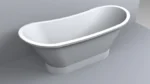 Cada din compozit Charlotte, 160.5x66x64 cm, alb lucios - imagine 4