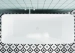 Cada din compozit Bonita, 180x75.5x58.5 cm, alb lucios - imagine 6