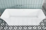Cada din compozit Bonita, 180x75.5x58.5 cm, alb lucios - imagine 4