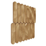 Mozaic Dunin Allumi Pills Brass Gold Mat, 29,4x29,2 cm - imagine 5
