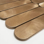Mozaic Dunin Allumi Pills Brass Gold Mat, 29,4x29,2 cm - imagine 4