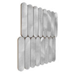 Mozaic Dunin Allumi Pills Silver Mat, 29,4x29,2 cm - imagine 3