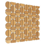 Mozaic Dunin Allumi Tabs Brass Gold Mat, 35x29,8 cm - imagine 4