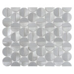 Mozaic Dunin Allumi Tabs Silver Mat, 35x29,8 cm