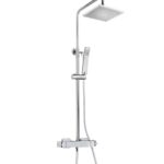 Coloana de dus termostatata Strohm Teka Soller, crom 852380200