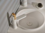 Baterie lavoar Strohm Teka Lavi L, fara ventil, alb mat 31386020WA - imagine 2