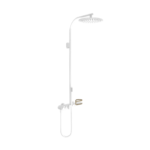 Coloana de dus cu pipa pentru cada Strohm Teka Lavi, alb mat 31298020WA