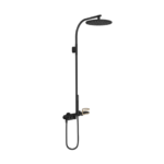 Coloana de dus cu pipa pentru cada Strohm Teka Lavi, negru mat 31298020NA