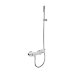 Baterie cada/dus cu set de dus cu pipa Strohm Teka Lavi, crom 311220200