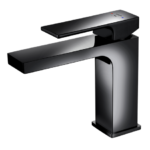 Baterie lavoar Strohm Teka Soller, fara ventil, negru mat 85346125N
