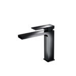 Baterie lavoar Strohm Teka Soller L, fara ventil, negru mat, 85386125N