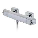 Baterie dus termostatata Strohm Teka Soller, fara set de dus, crom 852010200