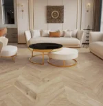 Parchet triplustratificat Barlinek Stejar Balos Chevron Pure Classico Line - imagine 2