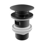 Ventil universal click-clack Roca, lavoar sau bideu, negru mat