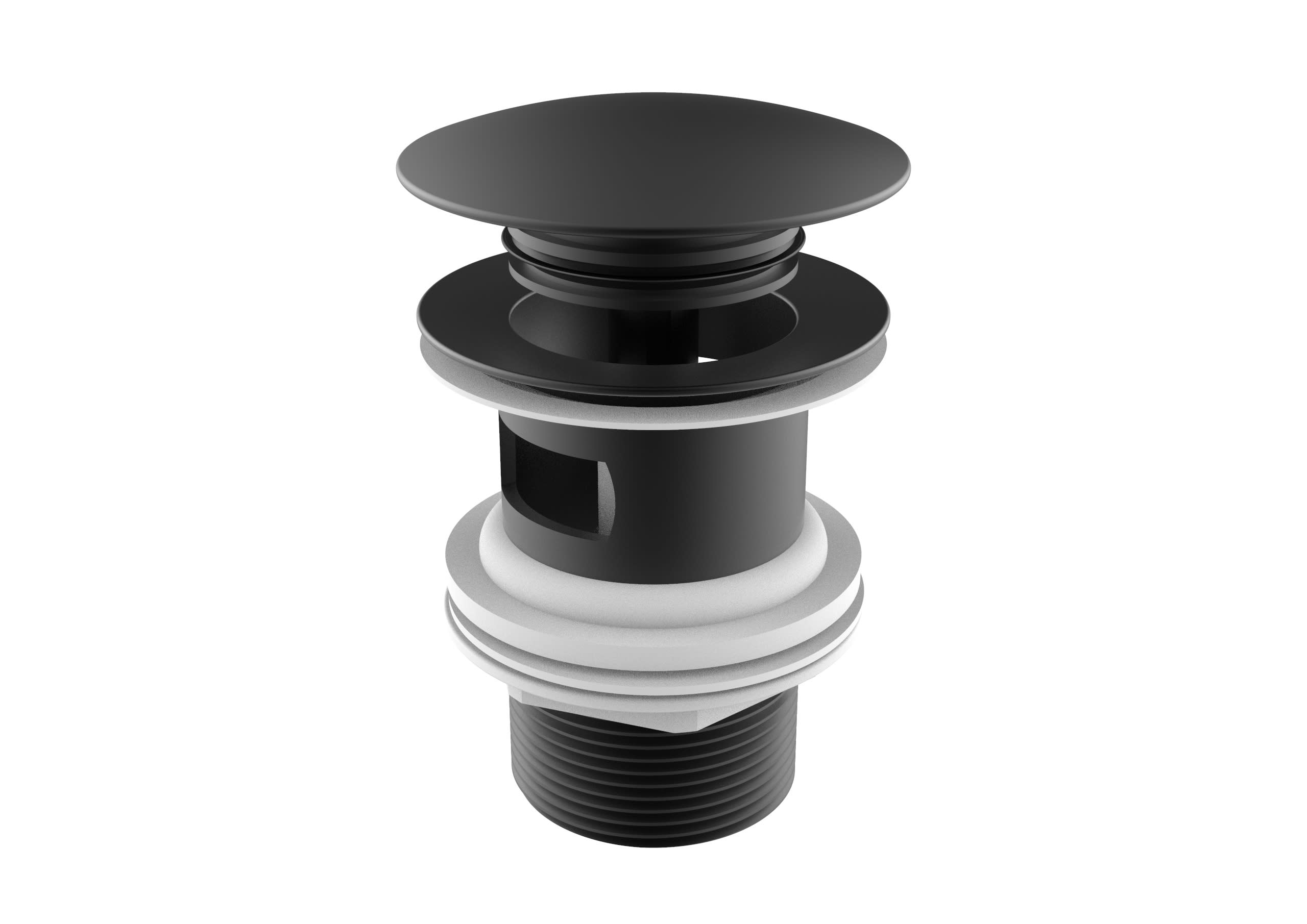 004_14879_00_A5054015NB_t_Product_Pictures_TF_Mob_prod_xxl_v2 Ventil universal click-clack Roca, lavoar sau bideu, negru mat - imagine 1