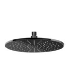Palarie de dus Roca Raindream, ø 30 cm, negru lucios