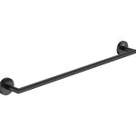 Portprosop cu montaj pe perete Roca Hotels, 60 cm, negru mat