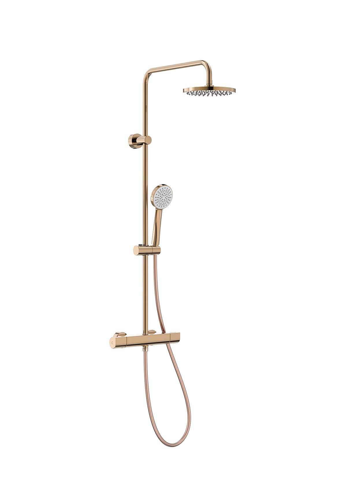 ROCA_TRAD_A5A9A2ERG2_EVEN_T_t_Product_Pictures_TF_Mob_prod_xxl_v2 Coloană de duș termostatata Roca Even-T, para rotunda, auriu roze lucios - imagine 1