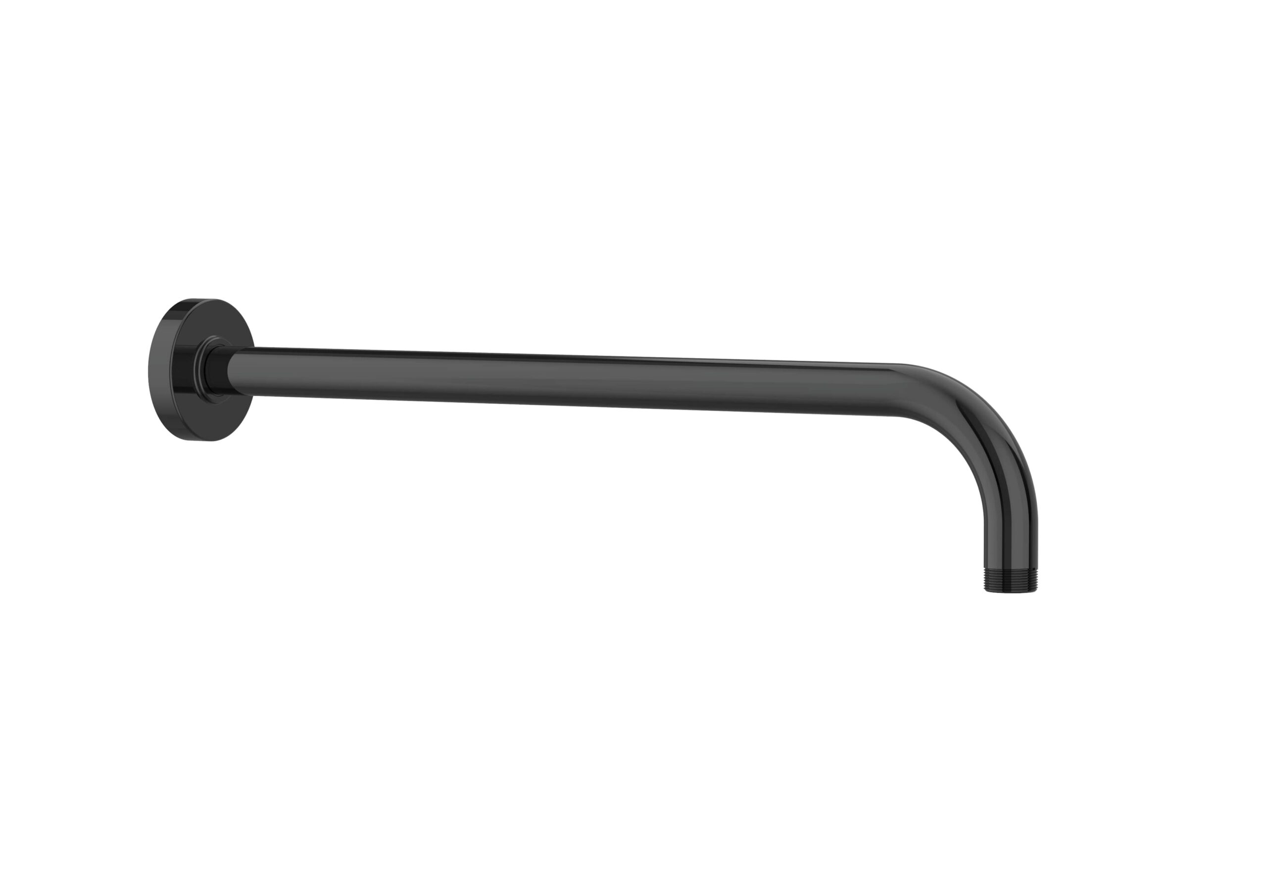 Braț pălărie dus Roca, 40 cm, negru lucios - imagine 1