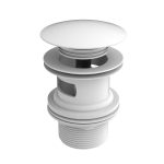 Ventil universal click-clack Roca, lavoar sau bideu, alb mat