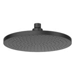 Palarie de dus Roca Rainsense, ø 23 cm, negru mat