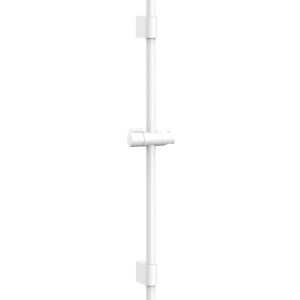 Bară de dus Roca cu suport mobil și înălțime reglabilă, 70 cm, alb mat