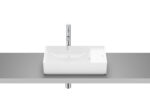 Lavoar pe blat din Fineceramic Roca Ona, 55x34,5x12,5 cm, alb lucios