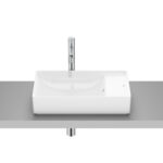 Lavoar pe blat din Fineceramic Roca Ona, 55x34,5x12,5 cm, alb lucios