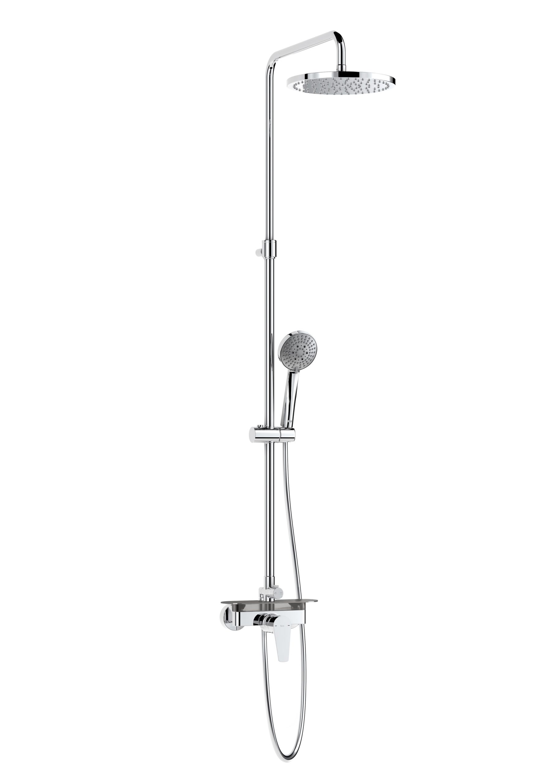 5A9790C00_t_Product_Pictures_TF_Mob_prod_xxl_v2 Coloană de duș monocomanda Roca Even-M Round, palarie rotundă, crom lucios - imagine 1
