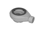Sifon cădiță duș Roca Terran, adâncime montaj 80 mm