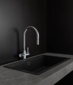 Baterie bucătărie cu funcție suplimentară pentru filtrarea apei Roca Aquafy, cap extractabil, crom lucios - imagine 4
