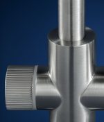 Baterie bucătărie cu funcție suplimentară pentru filtrarea apei Roca Aquafy, cap extractabil, inox periat - imagine 2